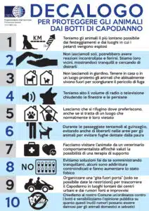 Botti di capodanno decalogo oipa