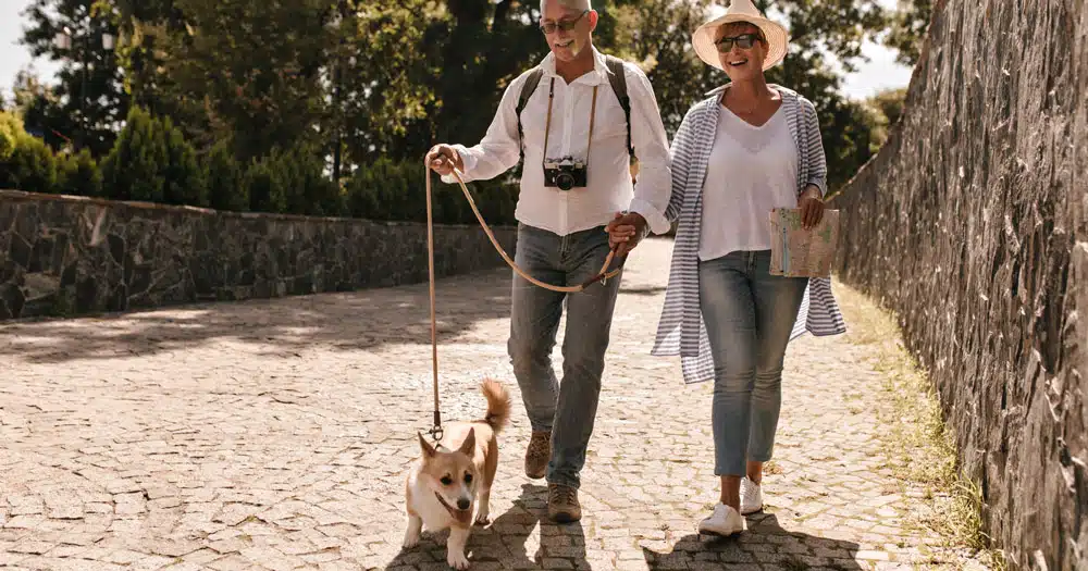 Portar a spasso il cane riduce rischio cadute negli anziani