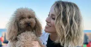 elena barolo e il suo barboncino Whisky