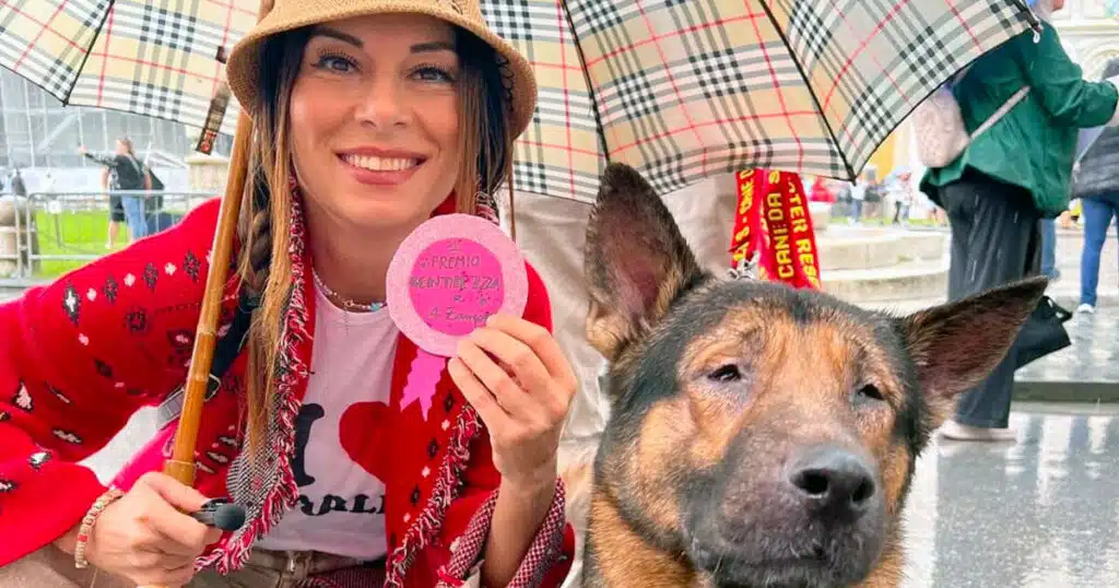 premiato marley cane cieco protezione civile