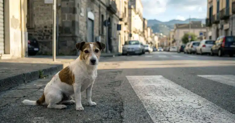 cane resta accanto al corpo del proprietario