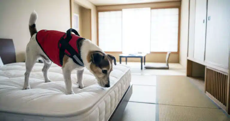 cani anti cimici hotel giappone