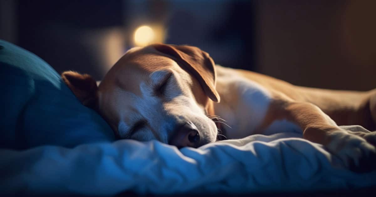 Cane dorme ci ascolta nel sonno